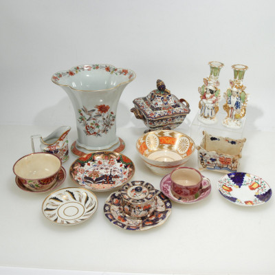 Image for Lot Group of English & Portuguese Porcelain
