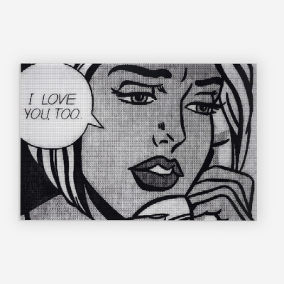 Image for Lot Alex Guofeng Cao - I Love You, Too, Lichtenstein vs Lichtenstein