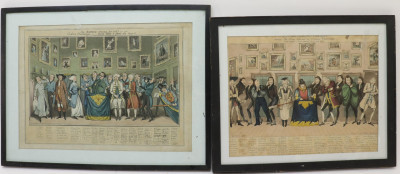 Image for Lot 'The Mattheworama for 1827' 2 color etchings