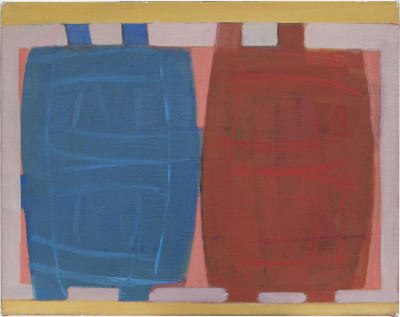 Michael Loew - Untitled (Small red and blue)