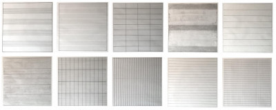 Agnes Martin  Paintings and Drawings from the Stedelijk Museum portfolio (set of 10)