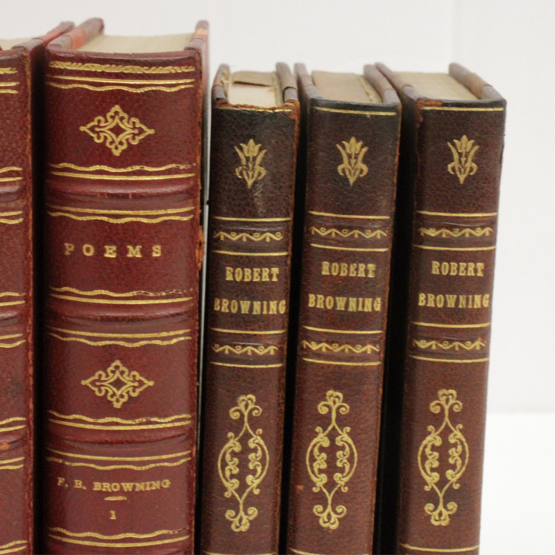 Image 4 of lot 13 Leatherbound Volumes Poetry