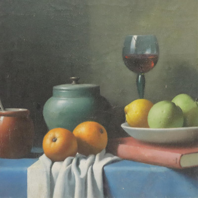 Image for Lot Christopher Cawthorn  Still Life with Fruits