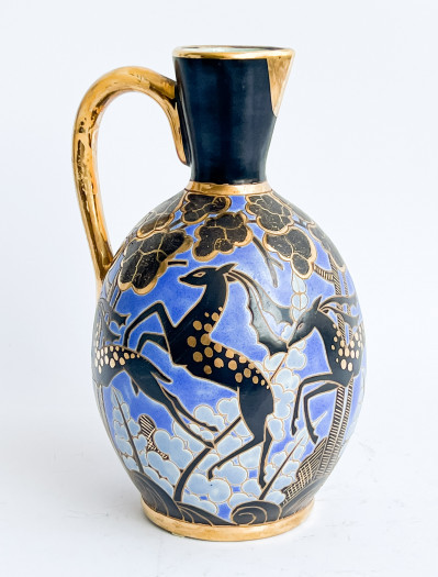 Image for Lot Charles Catteau and Raymond Chevalier for Boch Frères - Pitcher