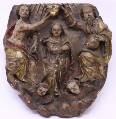 Continental Baroque Figural Relief Panel 17th C