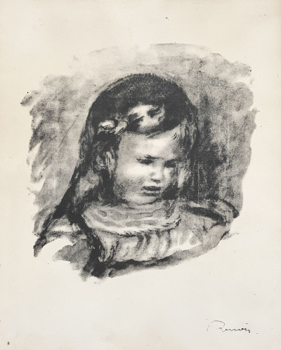 Title Pierre-Auguste Renoir - Claude Renoir, La Tête Baissée / Artist
