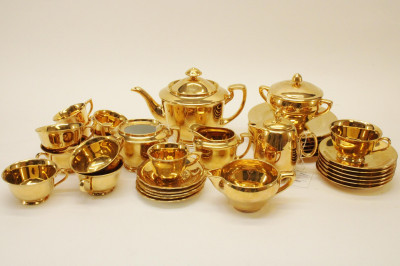 Title Noritake Gold Porcelain Coffee  Tea Service / Artist