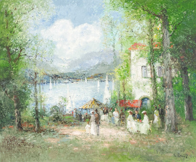 Image for Lot Willi Bauer - Lakeside Garden Party