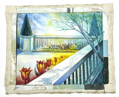 Lowell Nesbitt - Tulip Terrace