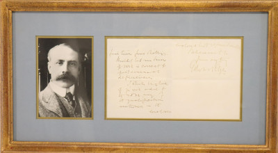 Image for Lot Sir Edward William Elgar, letter