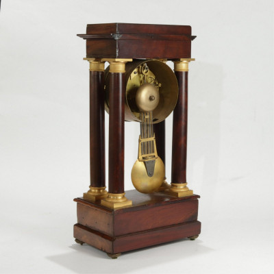 Image 4 of lot 19th C. French Empire Mantle Clock