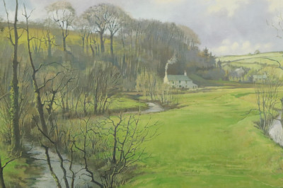 Image for Lot Richard Slater  English Countryside in Cornwall