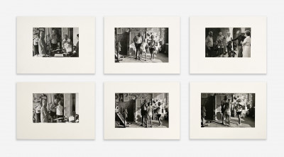 Arnold Newman - Group of 6 Candid Photos (Featuring Pablo Picasso and Samuel Kootz)