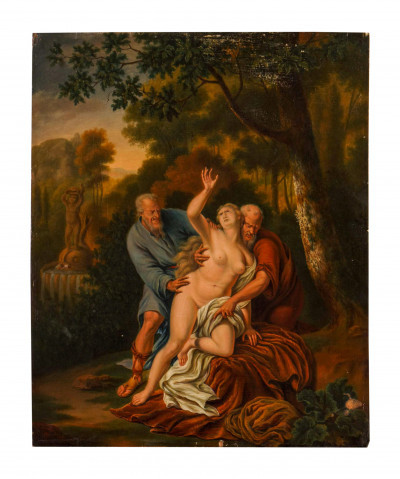 Title After Willem van Mieris (1662-1747) - Susannah and the Elders / Artist
