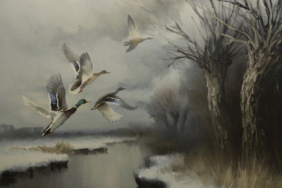 Image for Lot Arnold Schatz  Flying Ducks