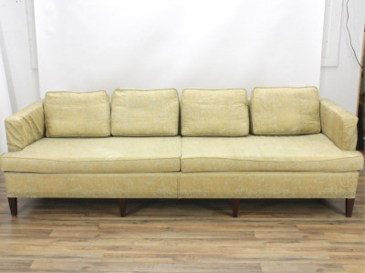 Image for Lot Mid Century Modern Sofa Fortuny Upholstery