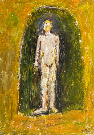 Milton Resnick - Untitled (Figure in Archway)