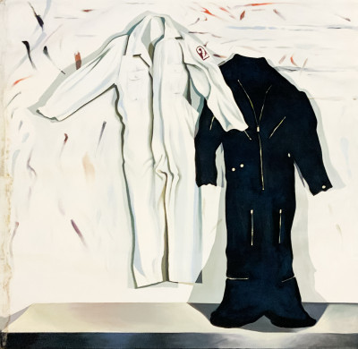 Image for Lot Lowell Nesbitt - White and Black Work Clothes