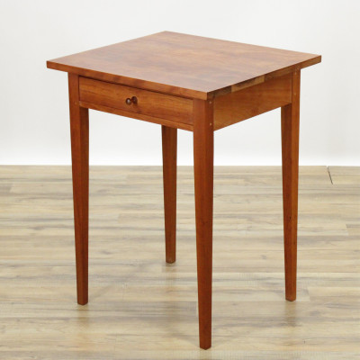 Image for Lot Thomas Moser Cherry Side Table with drawer