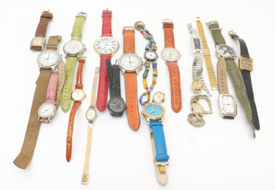 Image for Lot 20 Men's  Ladies Watches; Seiko Swiss Army