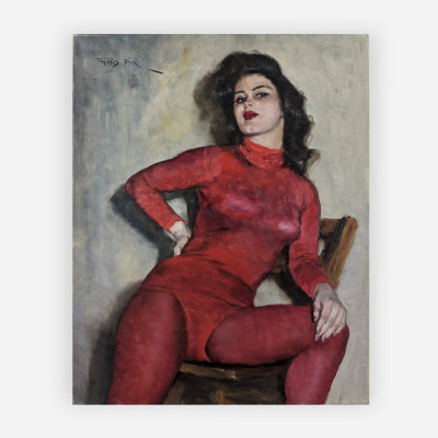 Image for Lot Pál Fried - Red Tights