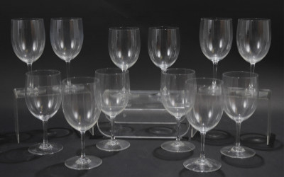 Mixed Group of Baccarat Glass Stemware