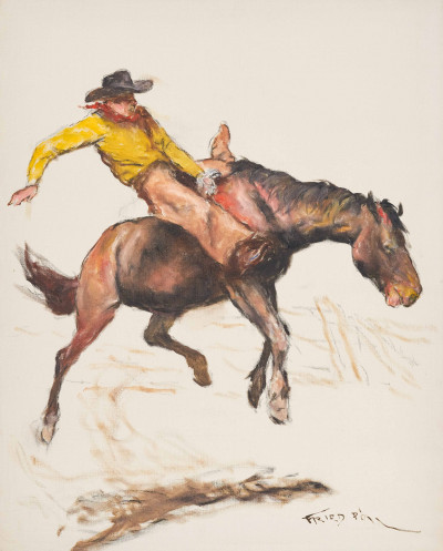 Title Pál Fried - Bronco (Rider in Yellow) / Artist