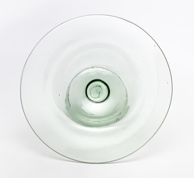 Italian Soffiato Glass Compote