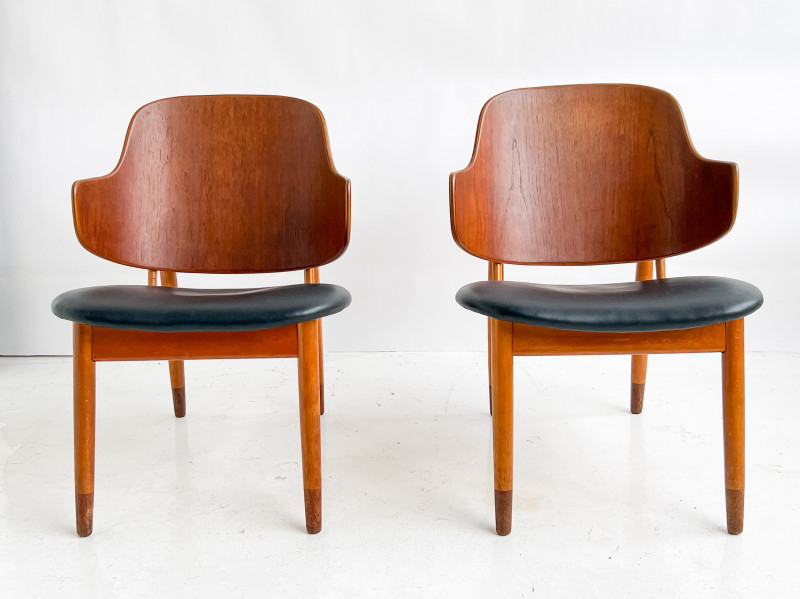 Ib Kofod-Larsen for Selig, Pair of Penguin Chairs
