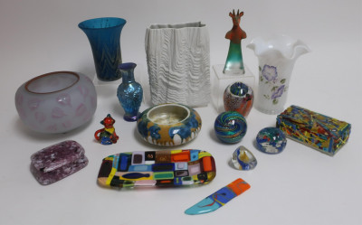 Image for Lot 20th C. Art Glass Objects, Kosta Boda & Others