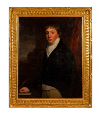Title Attributed to John Hoppner - Portrait of a Young Man / Artist