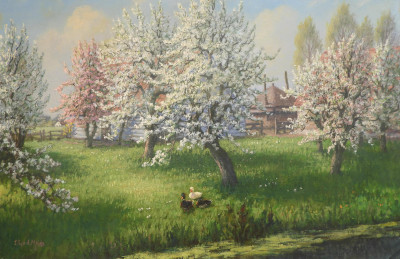 Title JL van der Meide - Blossom Trees / Artist