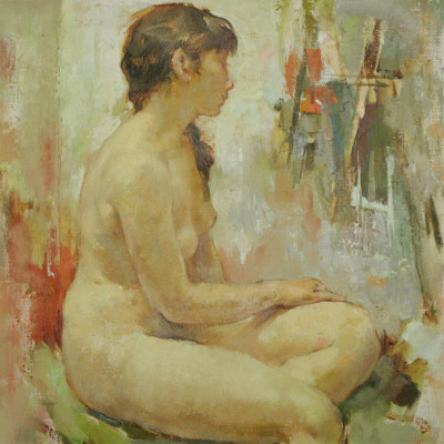 Image for Lot Maryse Ducaire  Seated Nude