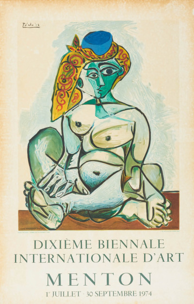 after Pablo Picasso - Dixieme Biennale Internationale d’Art-Menton