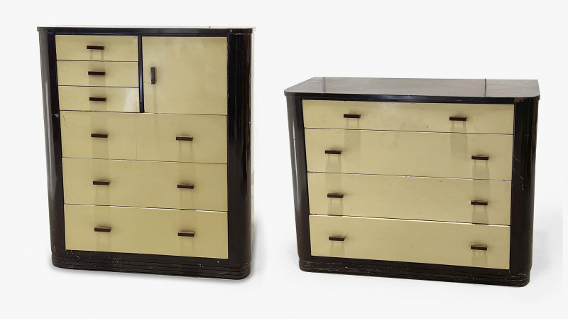 Image 1 of lot 2 Simmons Company of Chicago, Illinois Enameled Chest of Drawers