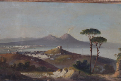 Image for Lot R. Colli - View of Herculaneum, O/C