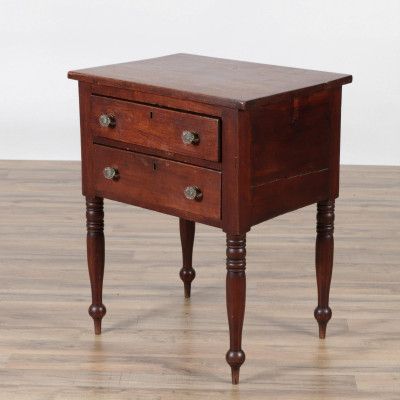 Image for Lot American Classical Mahogany Side Table