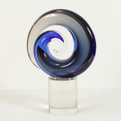 Image for Lot Attr. Romano Dona -  Abstract Glass Sculpture