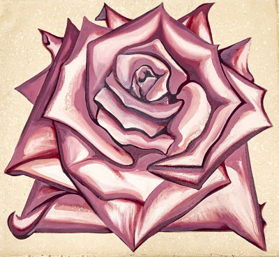 Title Lowell Nesbitt - Pink Rose / Artist