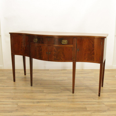Image for Lot Federal Style Inlaid Mahogany Sideboard