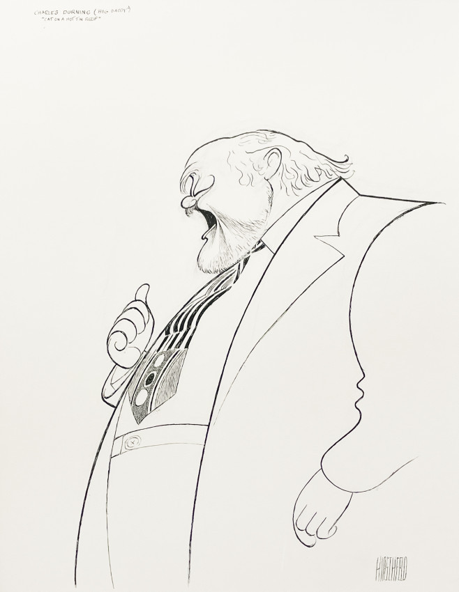 Lot 78: Al Hirschfeld, "Charles Durning (Big Daddy)"