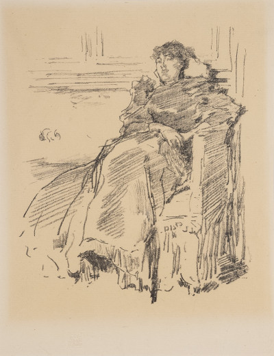 James Abbott McNeill Whistler - La Robe Rouge