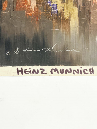 Heinz Münnich - Red Cityscape