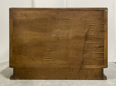 Image 10 of lot 2 Art Deco Wood Sideboards with Hunt Motifs
