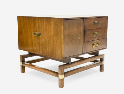 Image for Lot Modern Campaign-Style Chest by Hickory