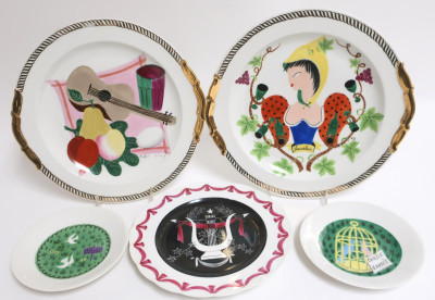 Image for Lot 2 Colette Gueden Platters, 3 Primavera Plates