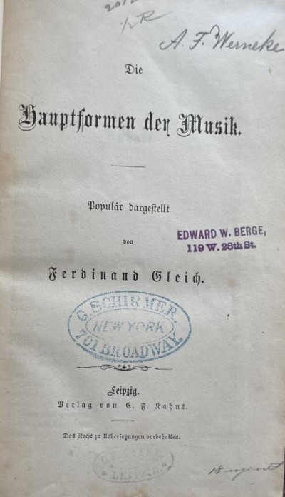 Image 4 of lot 19th Century Music Berlioz & Gleich