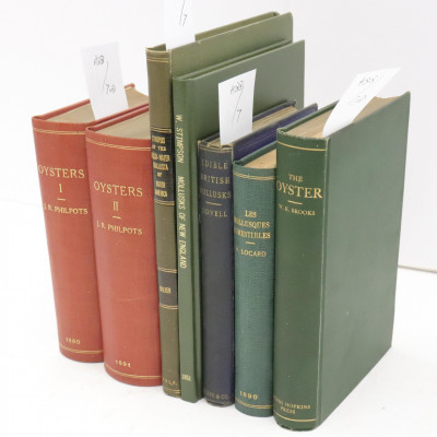 Image for Lot Oysters  edible shellfish 7 volumes