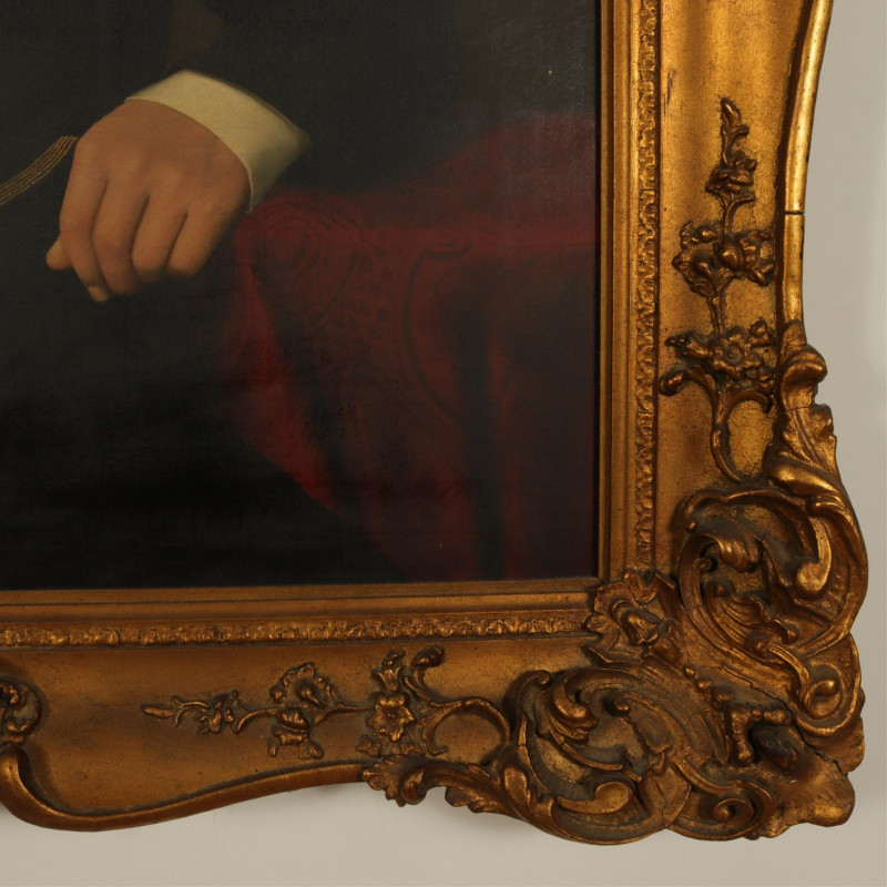 Image 6 of lot 19th C. Portrait of Mr. Brown, oil on canvas