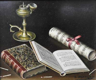 Image for Lot Lima Pizarro - Still Life with Books